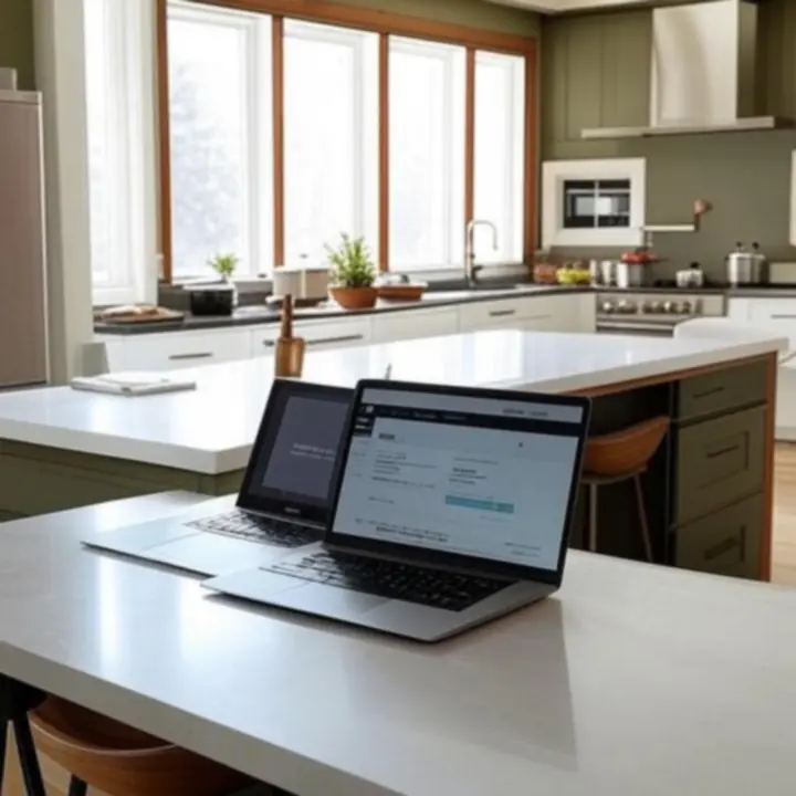 Nowoczesne akcesoria kuchenne ChefUtensilsPL na blacie kuchennym