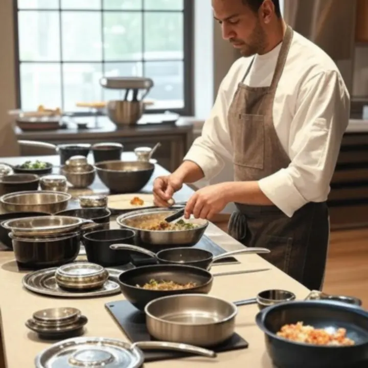 Nowoczesna kuchnia z eleganckimi akcesoriami ChefUtensilsPL