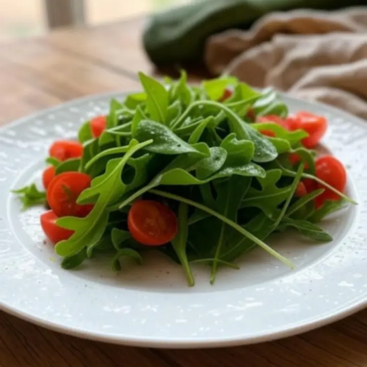 Estetycznie podane danie sezonowe na eleganicznej zastawie